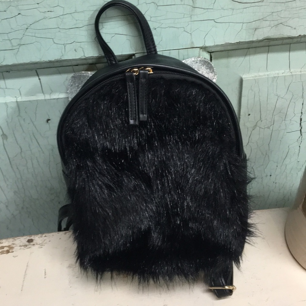 Glitter Cat Ear Mini Backpack - image 1